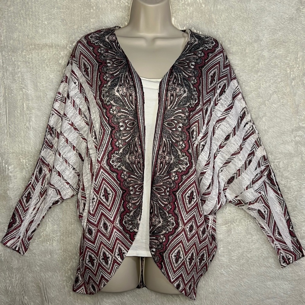 Cardigan/coverup, size Medium, Charlotte Russe, 3/4 sleeves